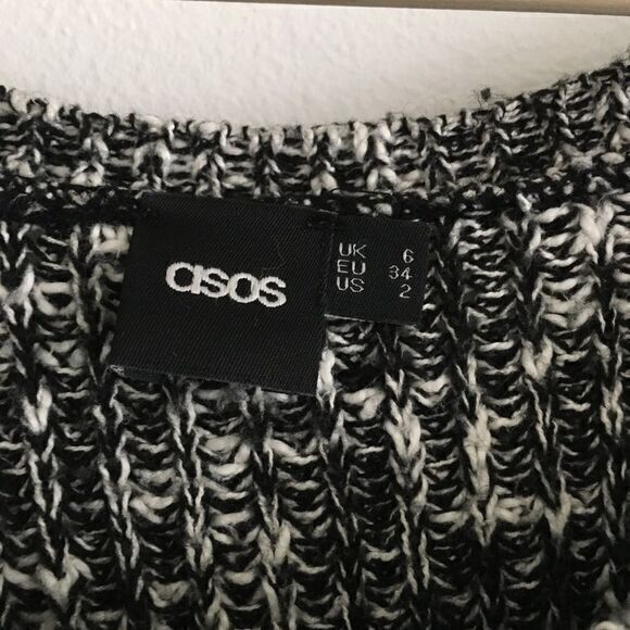 ASOS‎ oversized crewneck sweater size 2 Tweed - Picture 2 of 4